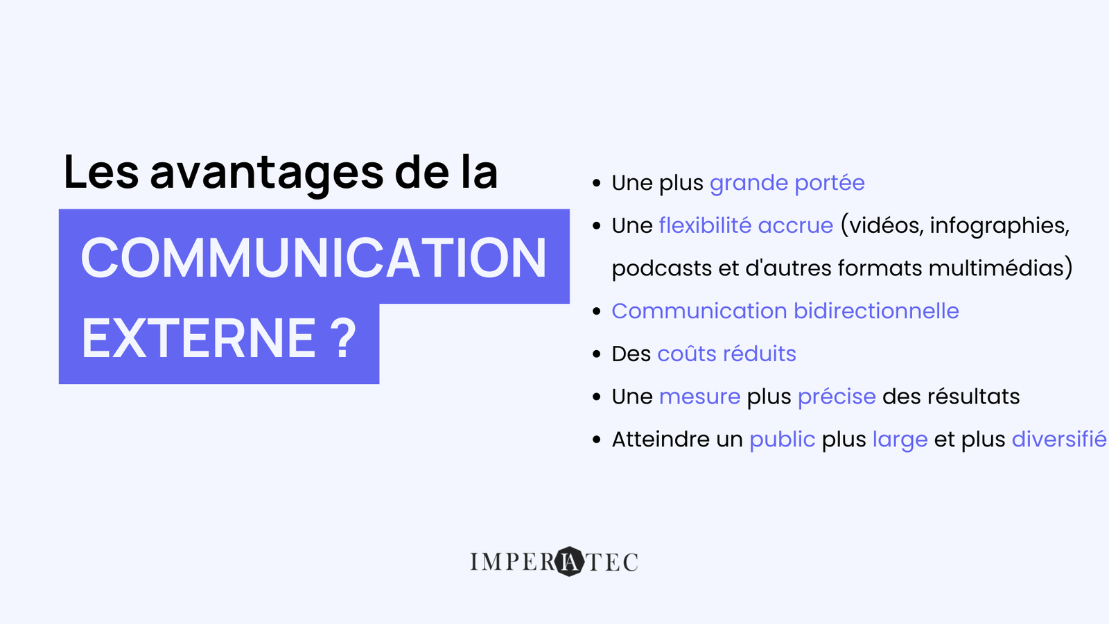 Avantages les meilleurs outils communication externe